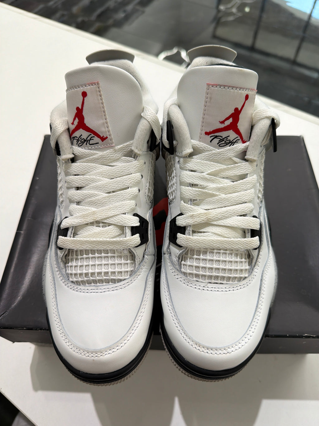 Jordan 4 white cement