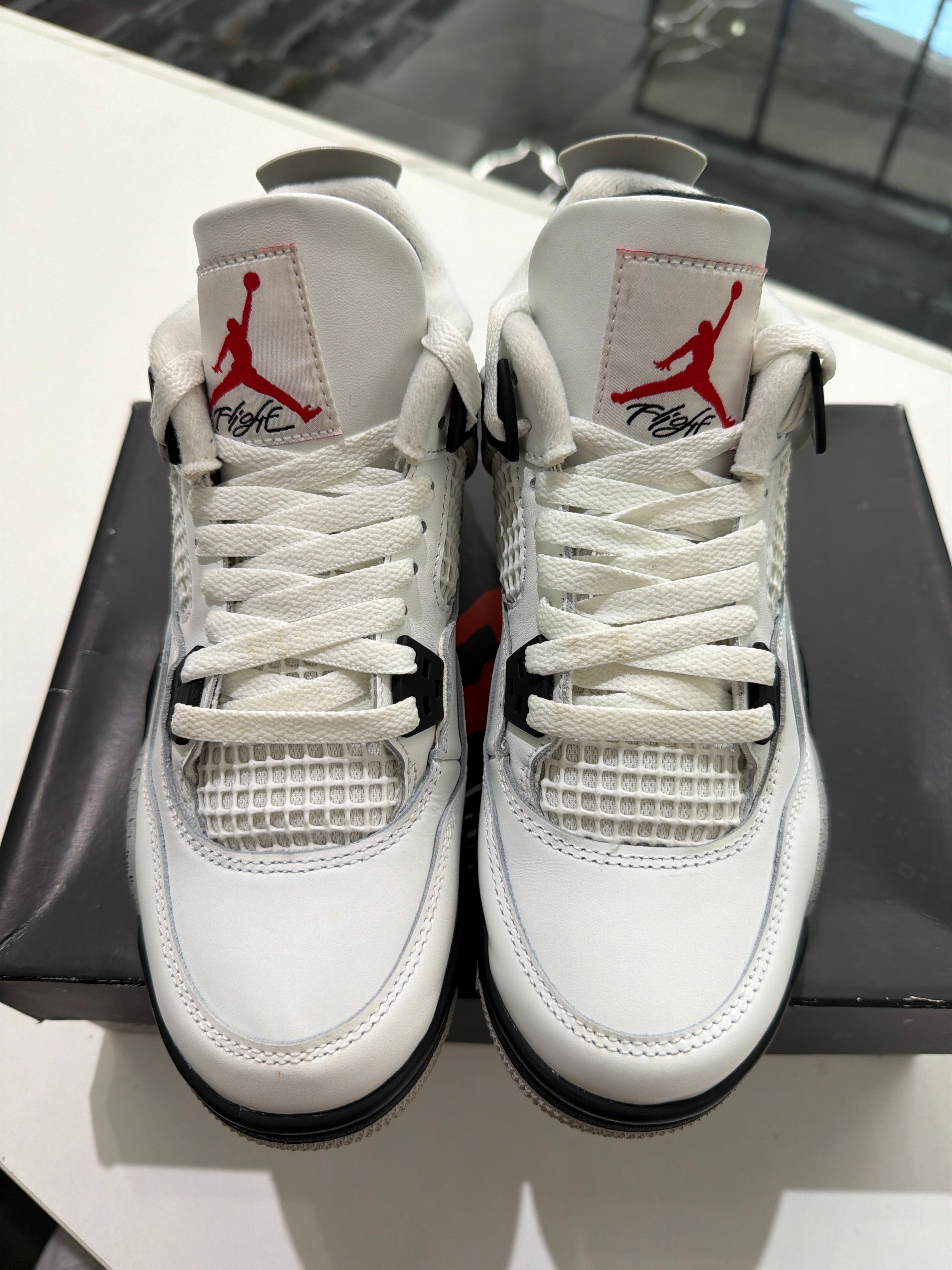 Jordan 4 white cement