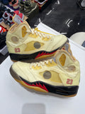 Off-White x Air Jordan 5 Retro 'Sail' (NO BOX)