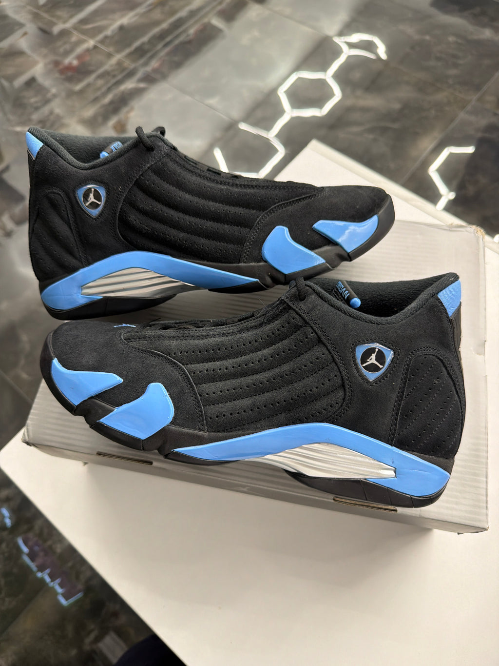 Jordan 14 Retro Black/University Blue