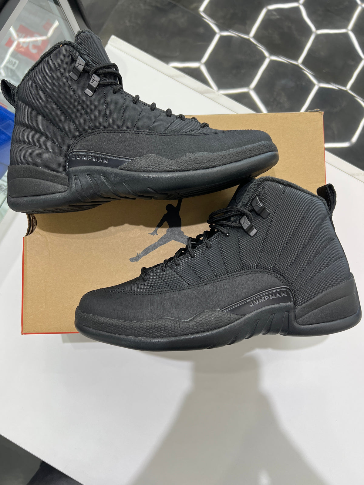 Jordan 12 Winter Black
