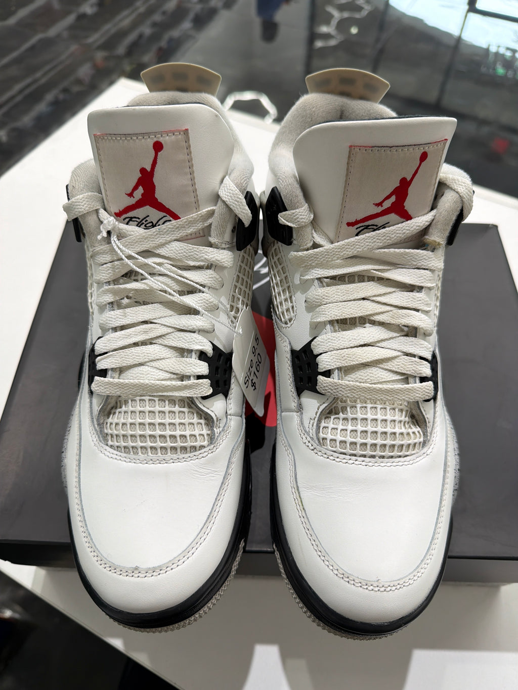 Jordan 4 retro white cement