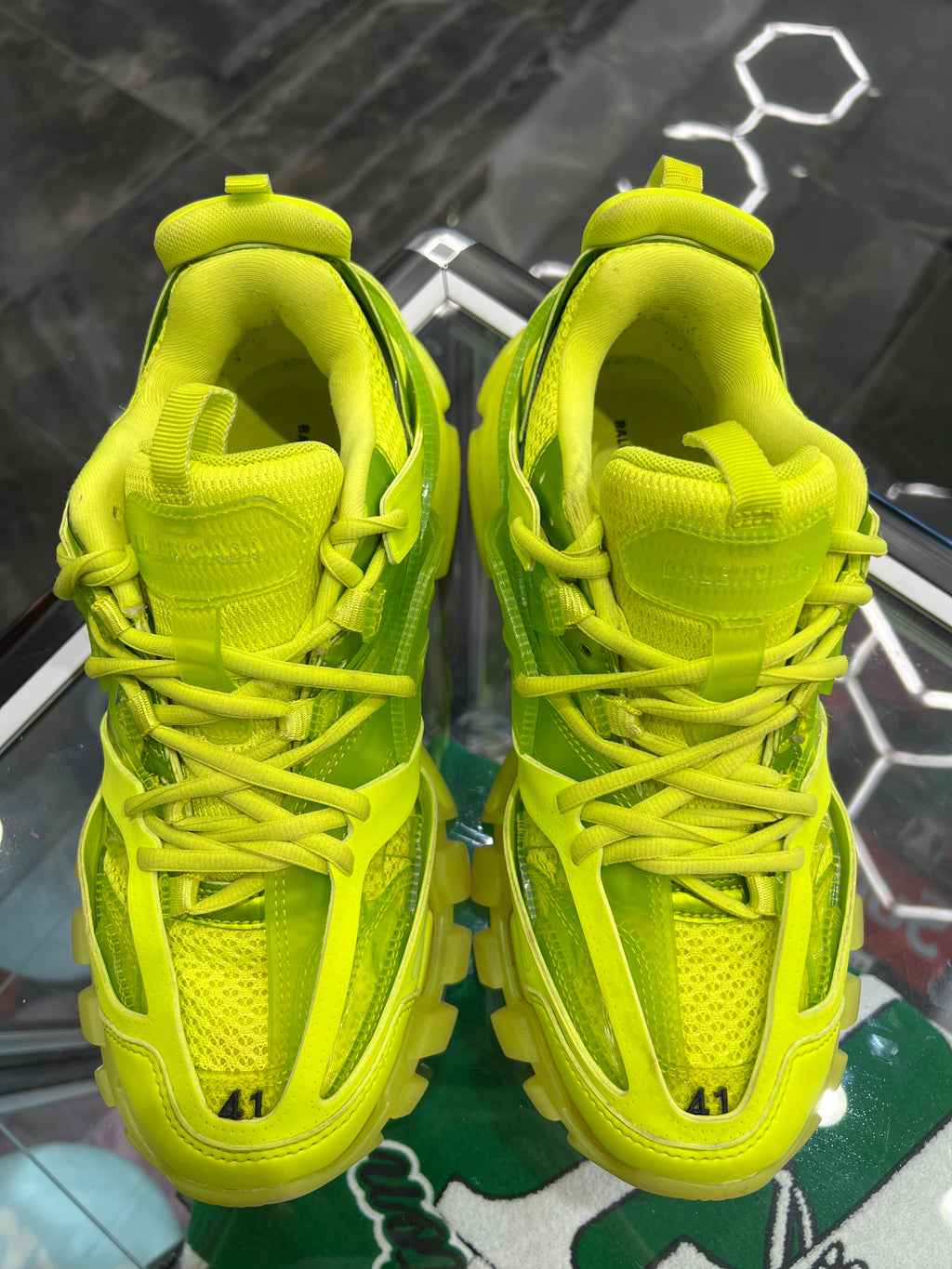 Balenciaga Track Trainer Lime