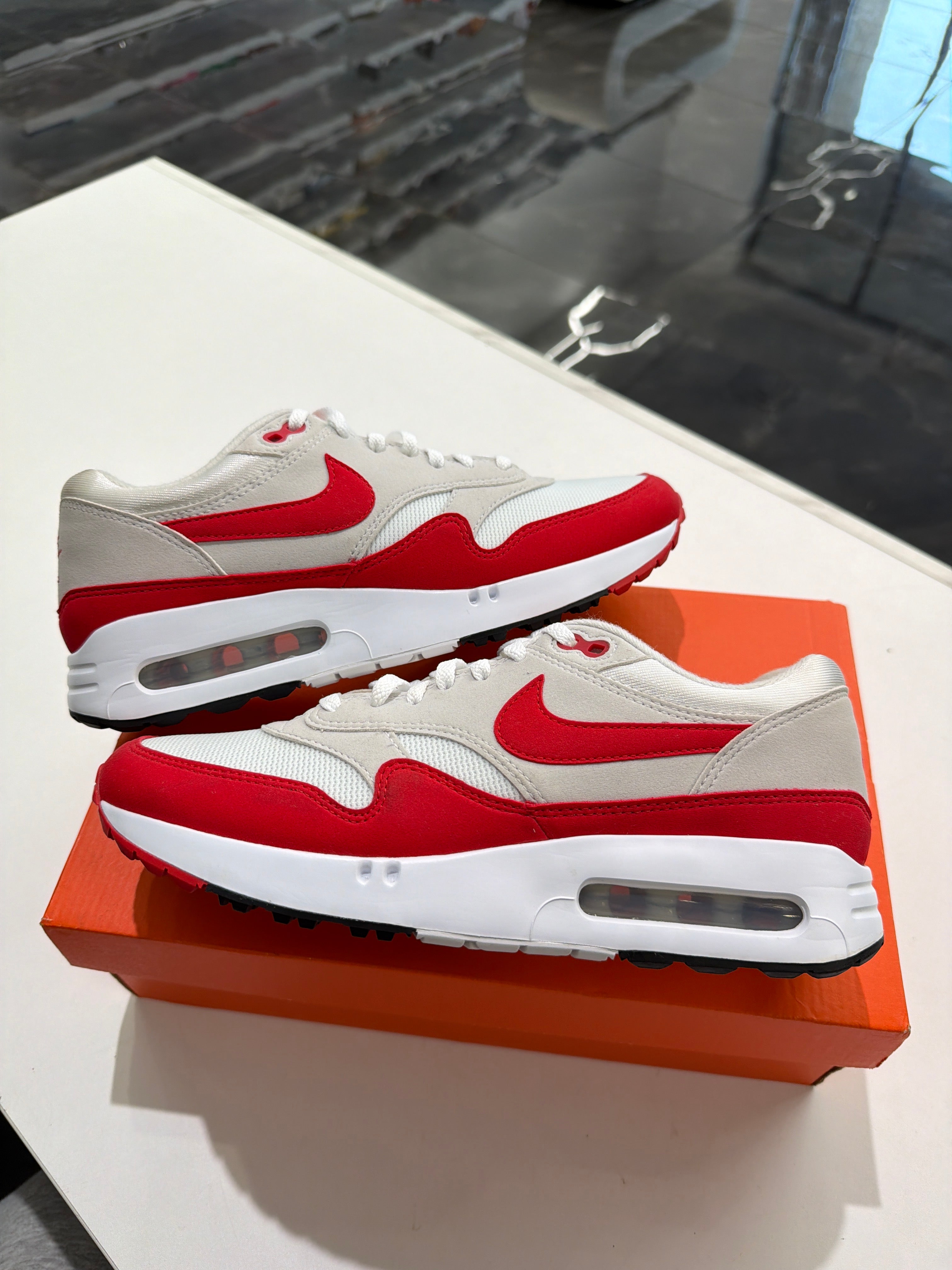 Nike air max 1 86 big bubble sport red