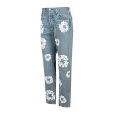 DENIM TEARS THE COTTON WREATH DENIM JEANS “LIGHT WASH”