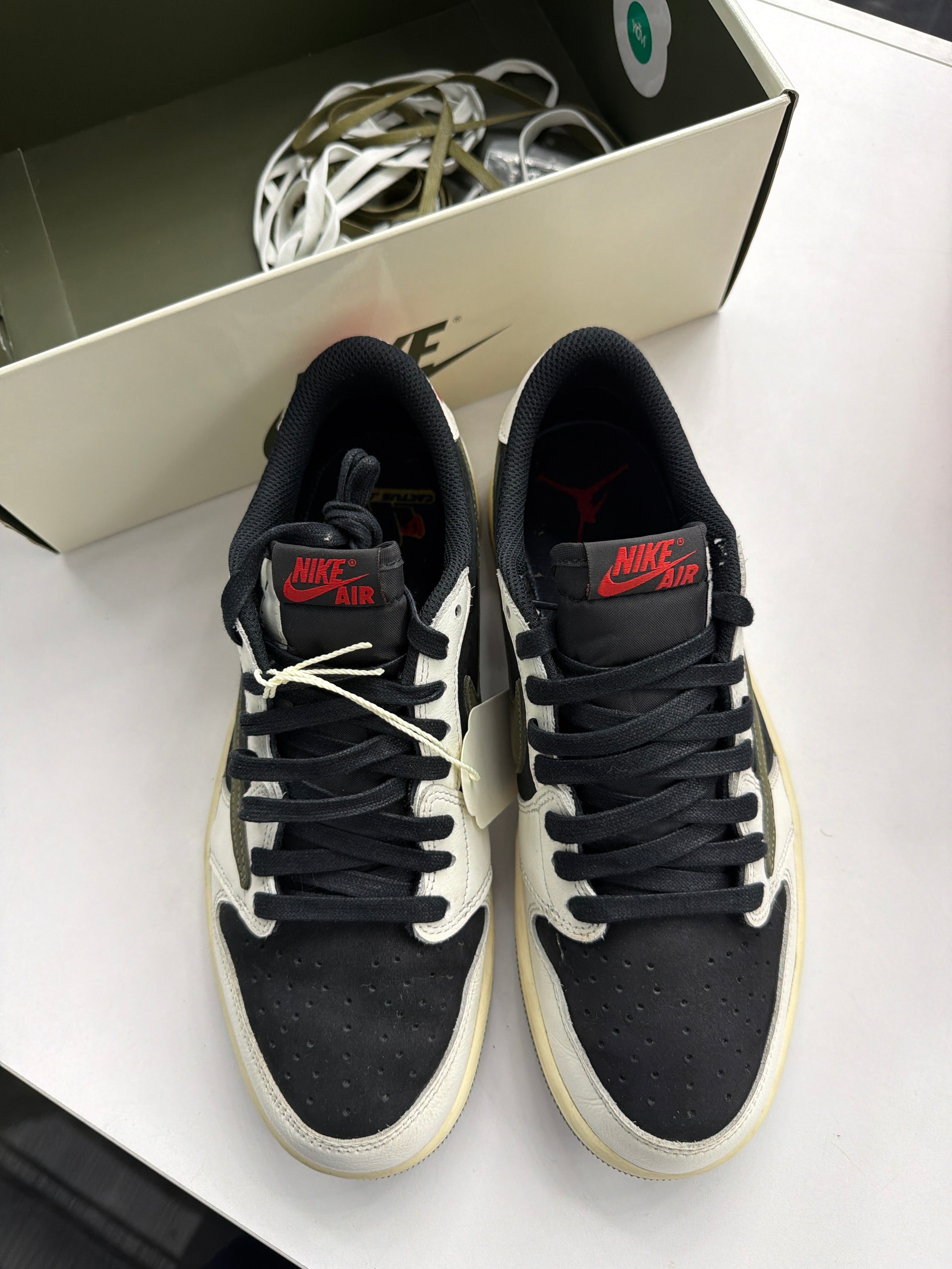 Travis Scott x Women's Air Jordan 1 Retro Low OG SP 'Olive' (NO BOX LID)