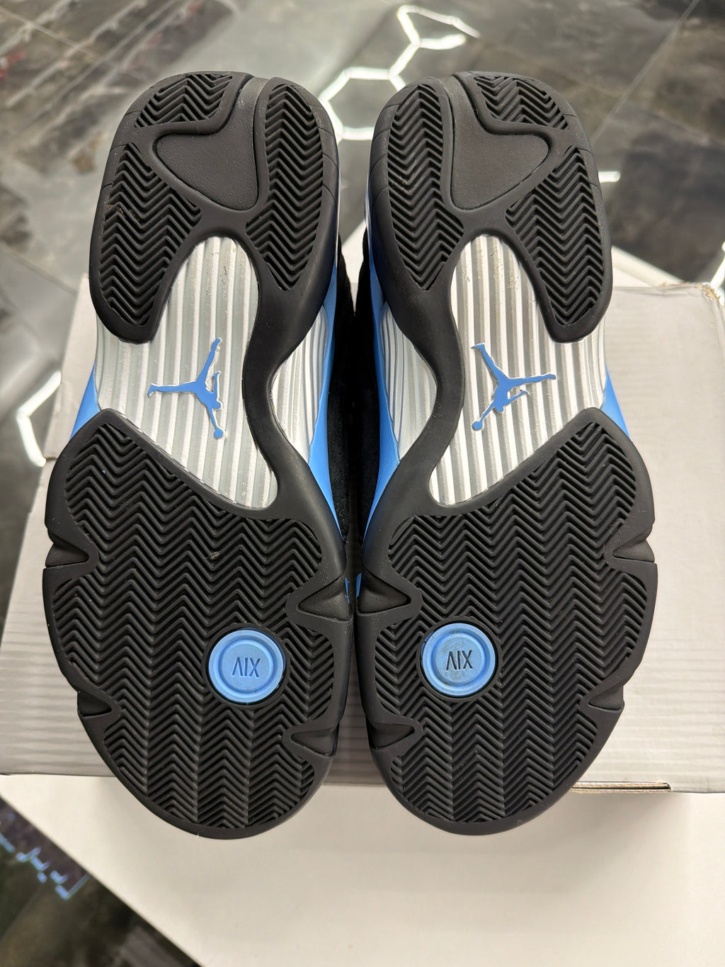 Jordan 14 Retro Black/University Blue