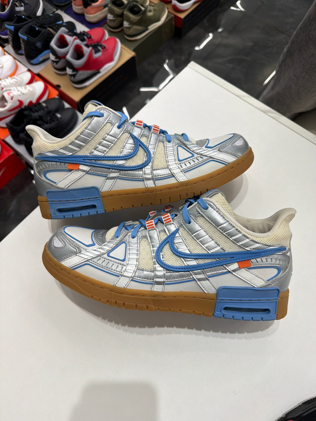 Nike Air Rubber Dunk Off-White University Blue (NO BOX)