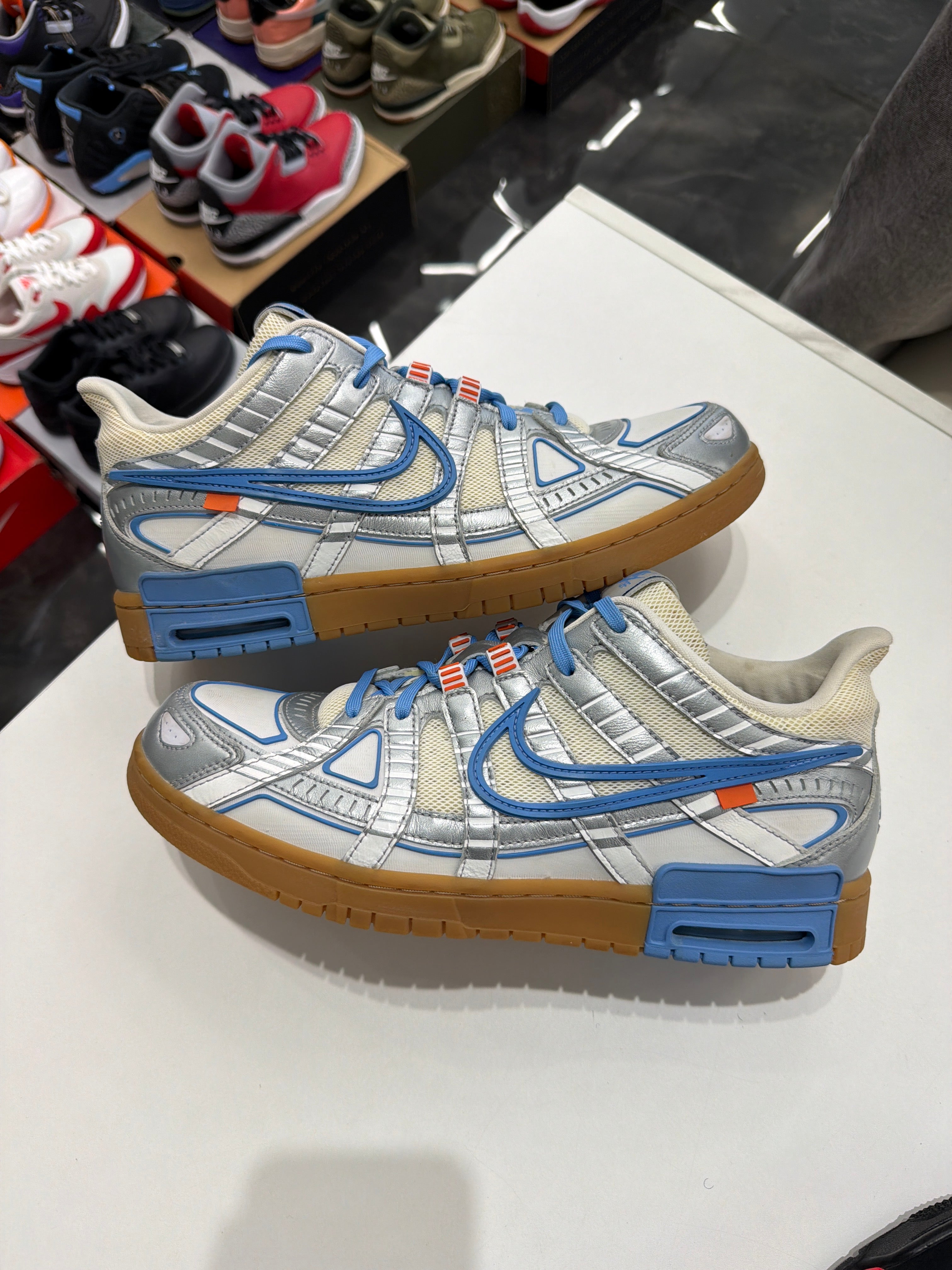 Nike Air Rubber Dunk Off-White University Blue (NO BOX)