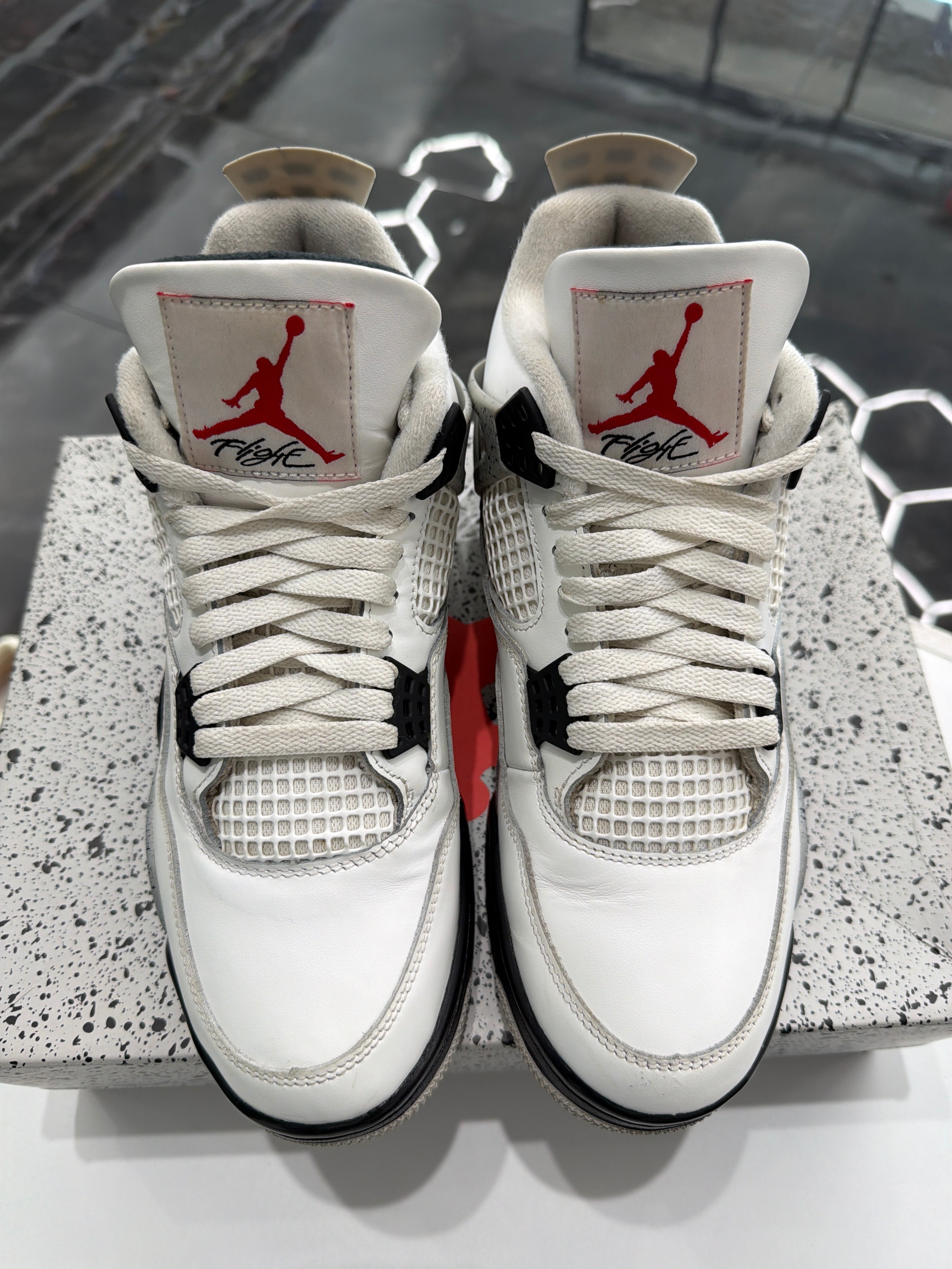 Jordan 4 white cement (REPLACEMENT BOX)