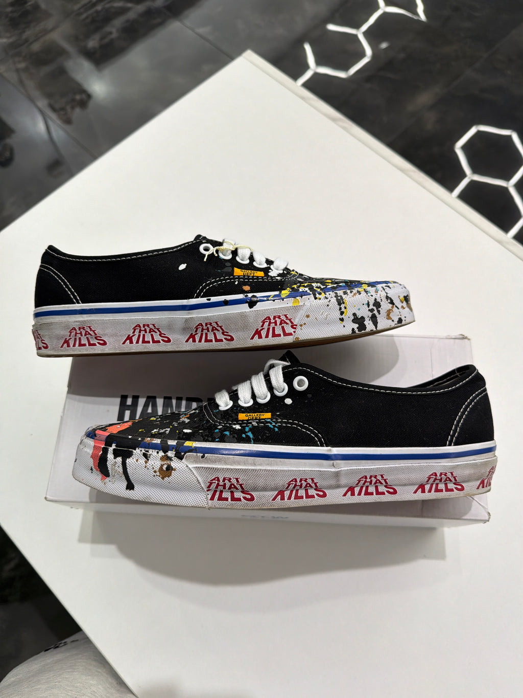 Vans authentic Reissue 44 gallery dept. art that kills black