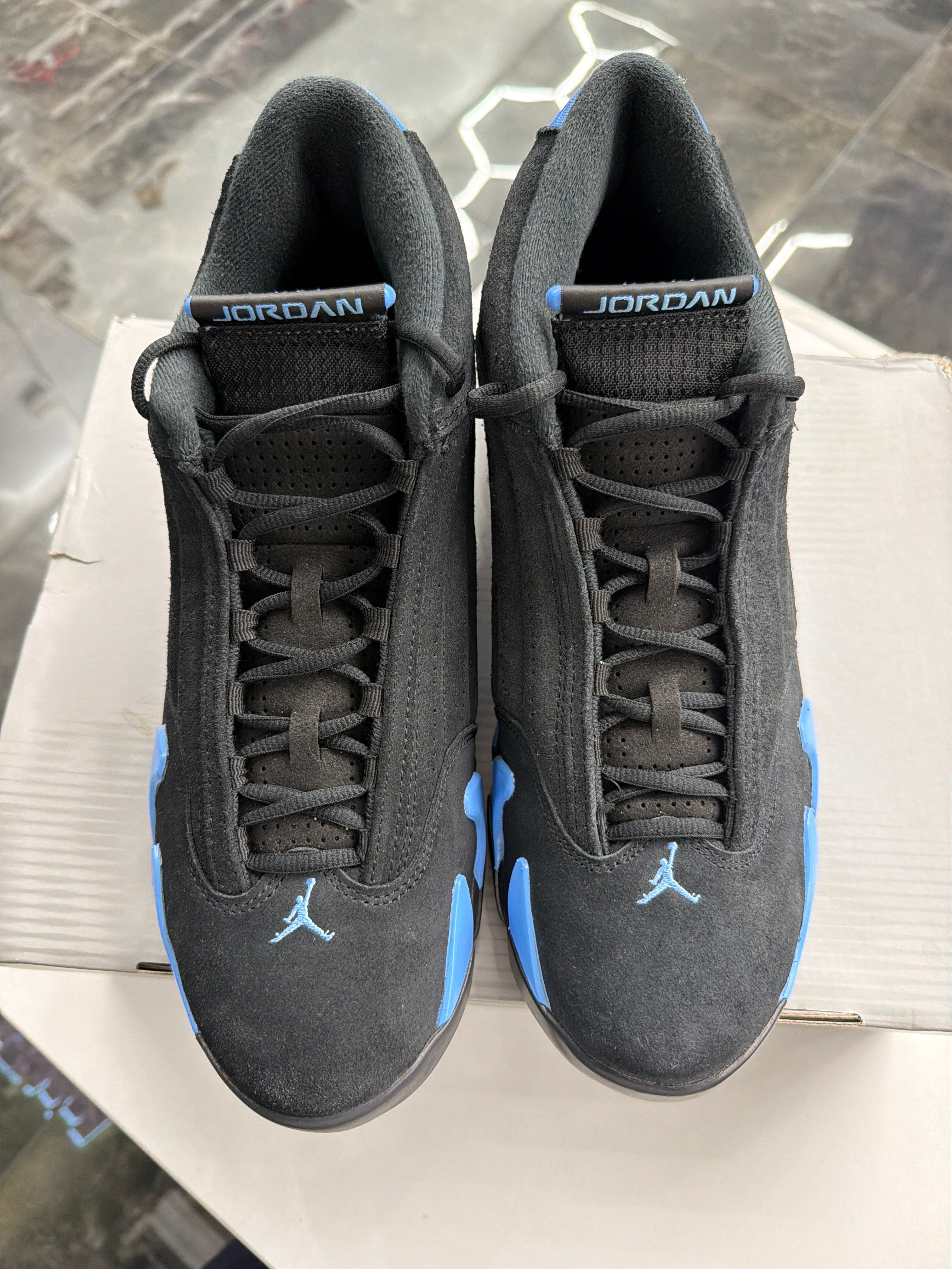 Jordan 14 Retro Black/University Blue