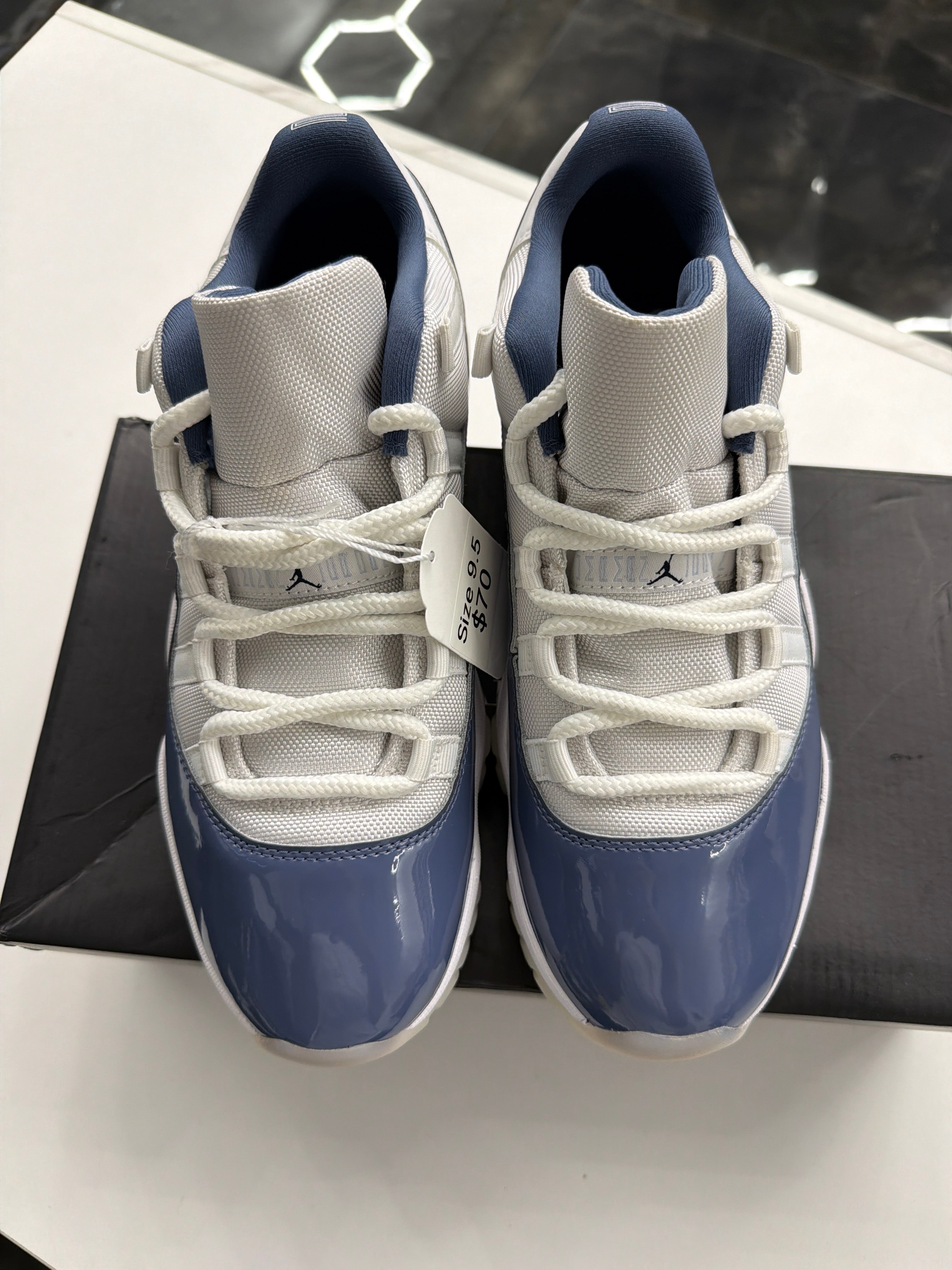Jordan 11 Retro Low "Diffused Blue" (REPLACEMENT BOX)
