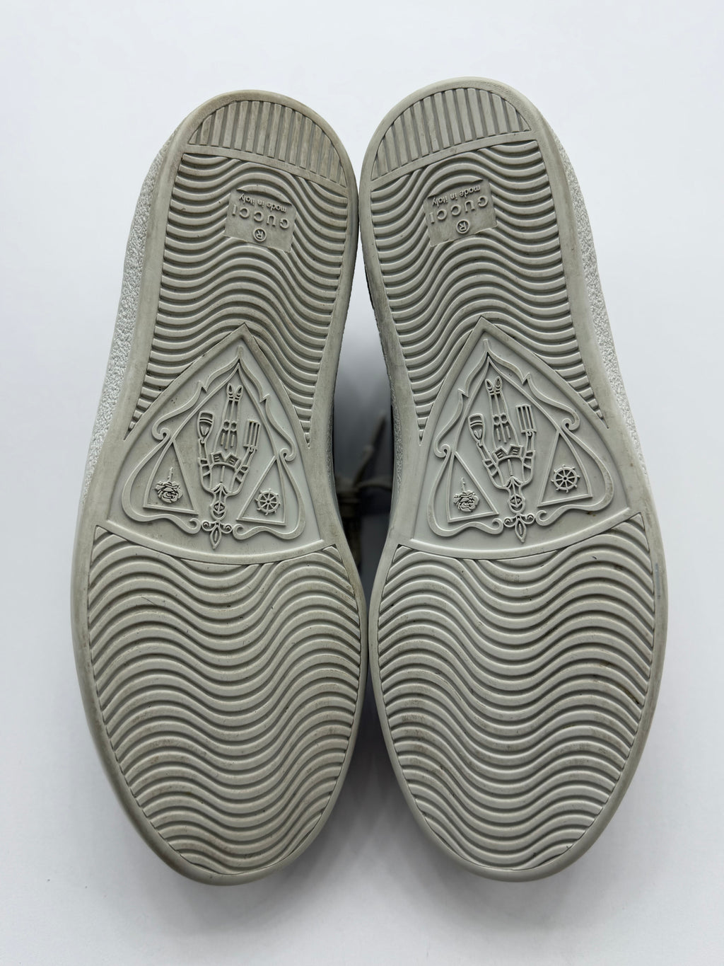 Gucci Ace 'Fake/Not' print GG monogram coated-canvas (NO BOX)