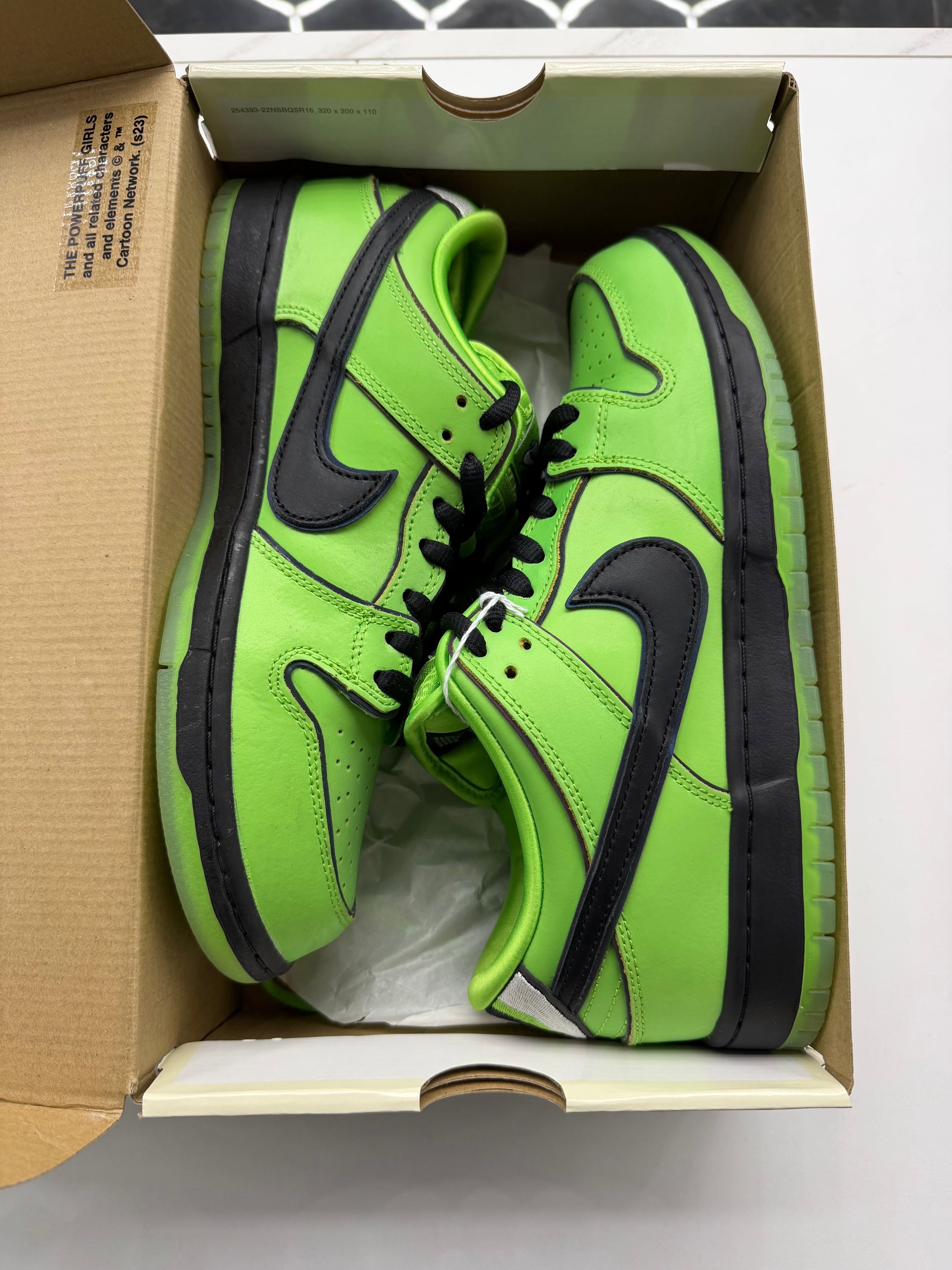 SB Dunk Low PowerPuff Girls Buttercup