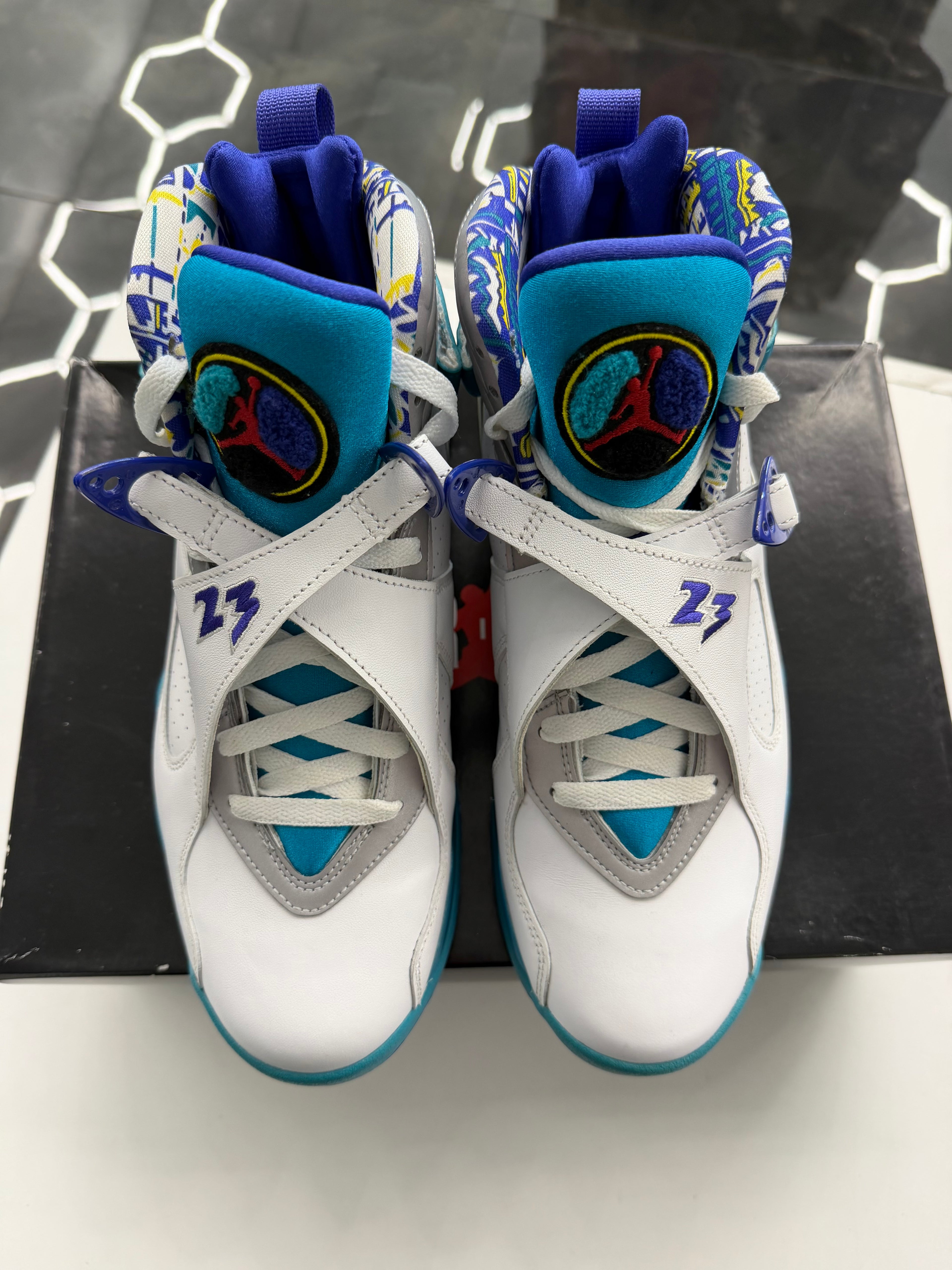 Jordan 8 Retro White Aqua (2019) (Women’s) (REPLACEMENT BOX)