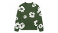 Denim Tears Long Sleeve Cotton Wreath T-shirt Green