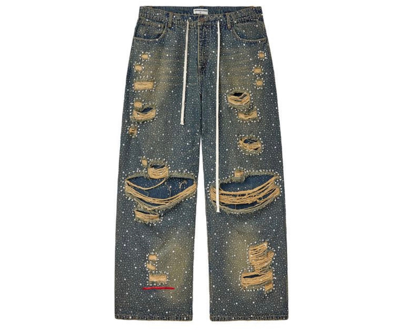 Vale Forever Iced Out Denim Dest/Blue