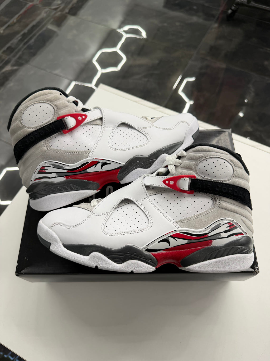 Jordan 8 Retro White True Red (2025)