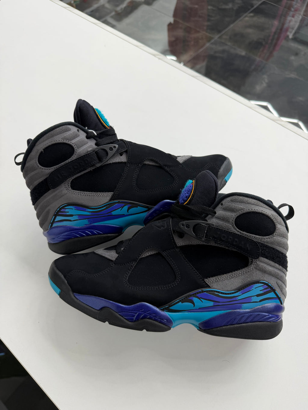 Jordan 8 Retro "Aqua" (2025) (NO BOX)