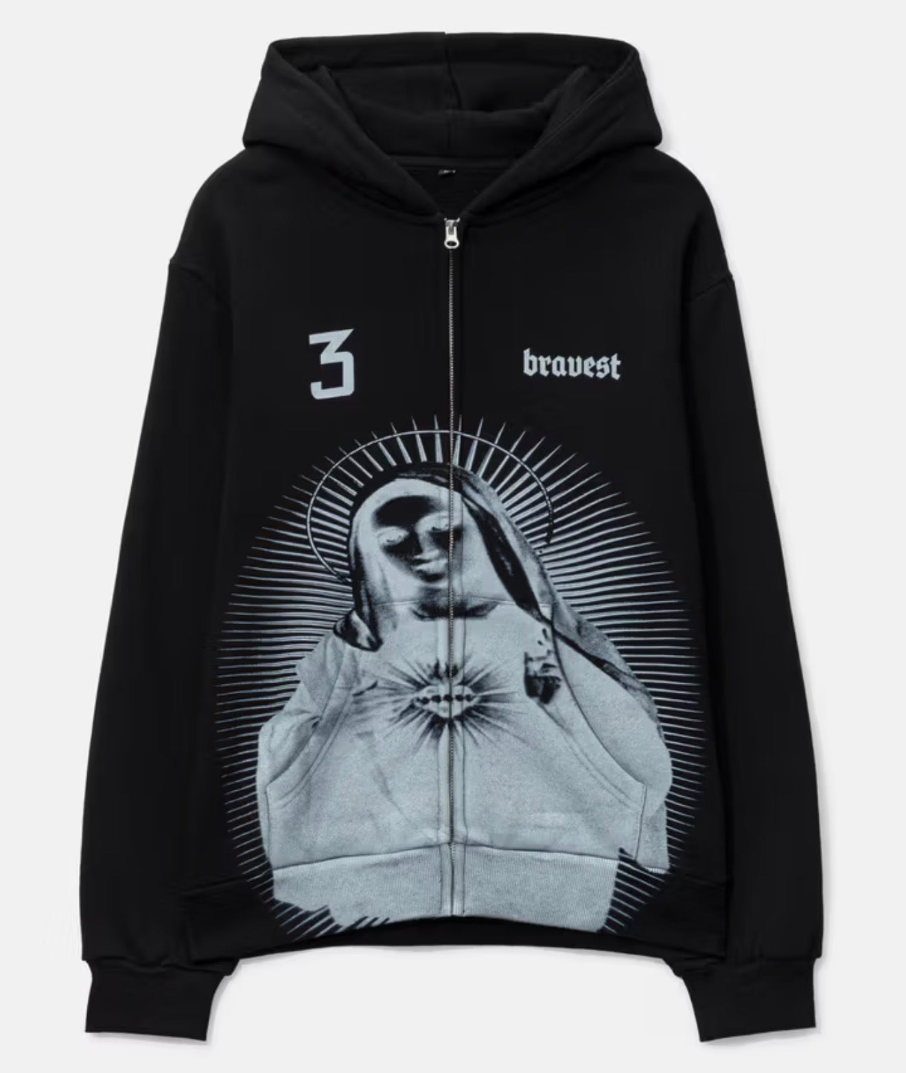 Bravest Studios Black Mary Zip Up