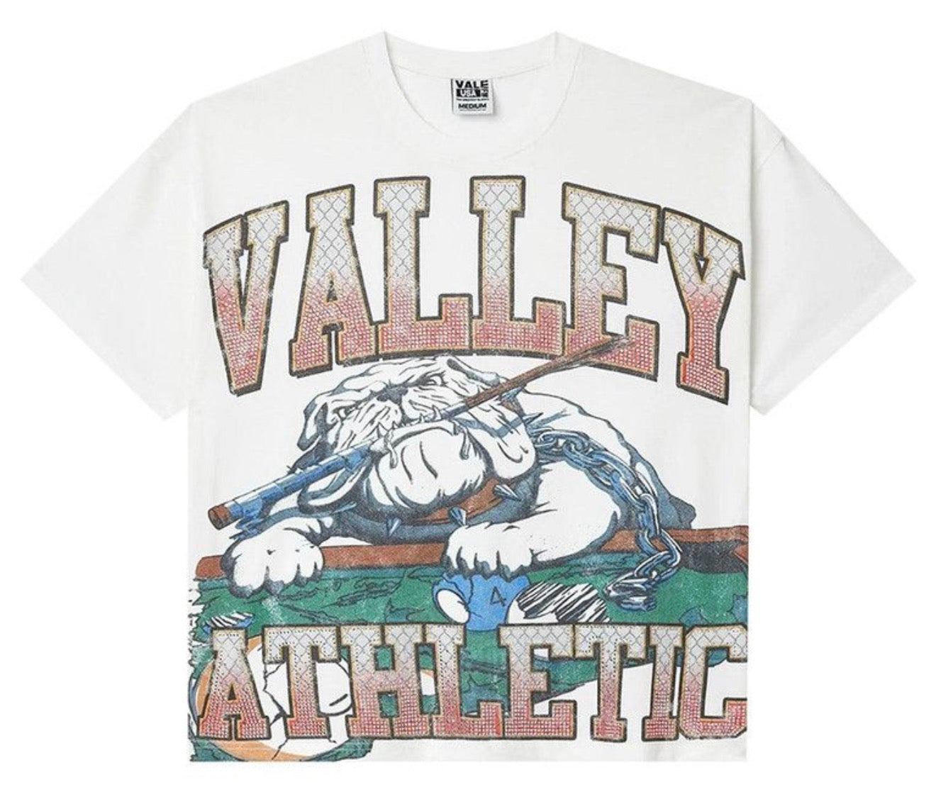 Vale Forever Polo Bling Tee White