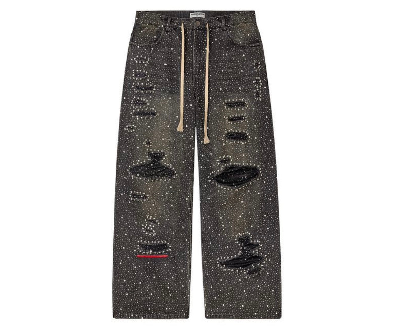 Vale Forever Iced Out Denim Dest/Black