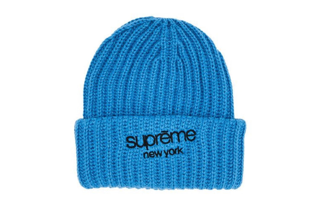 Supreme Classic Logo Chunky Ribbed Beanies
