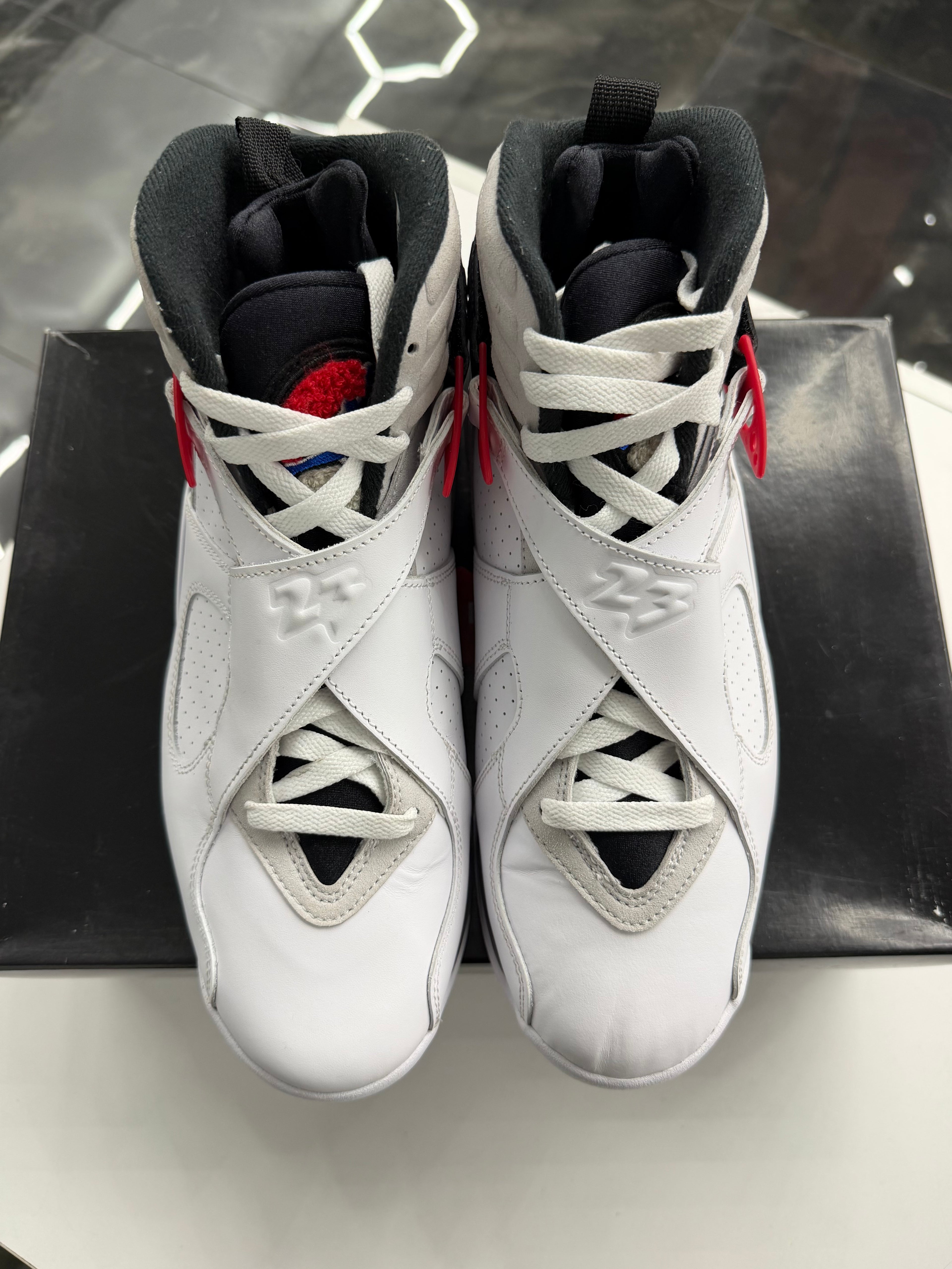 Jordan 8 Retro White True Red (2025)