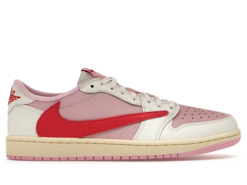 Jordan 1 Retro Low OG SP Travis Scott Sail Tropical Pink