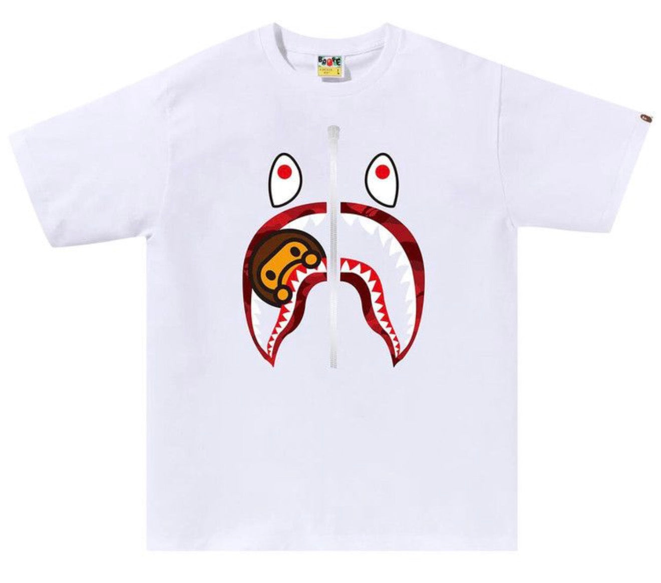 BAPE Color Camo Milo Shark Tee