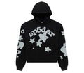 Sp5der Reflective Beluga Hoodie Black