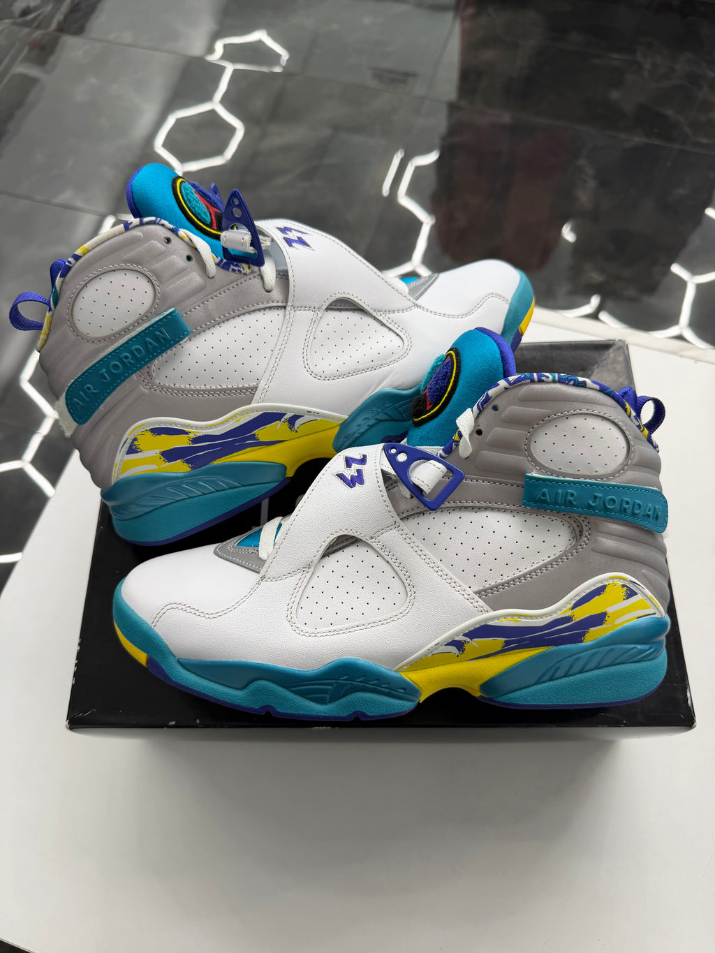 Jordan 8 Retro White Aqua (2019) (Women’s) (REPLACEMENT BOX)