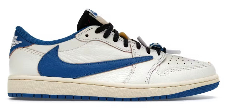 Jordan 1 Retro Low OG Fragment x Travis Scott Sail Military Blue