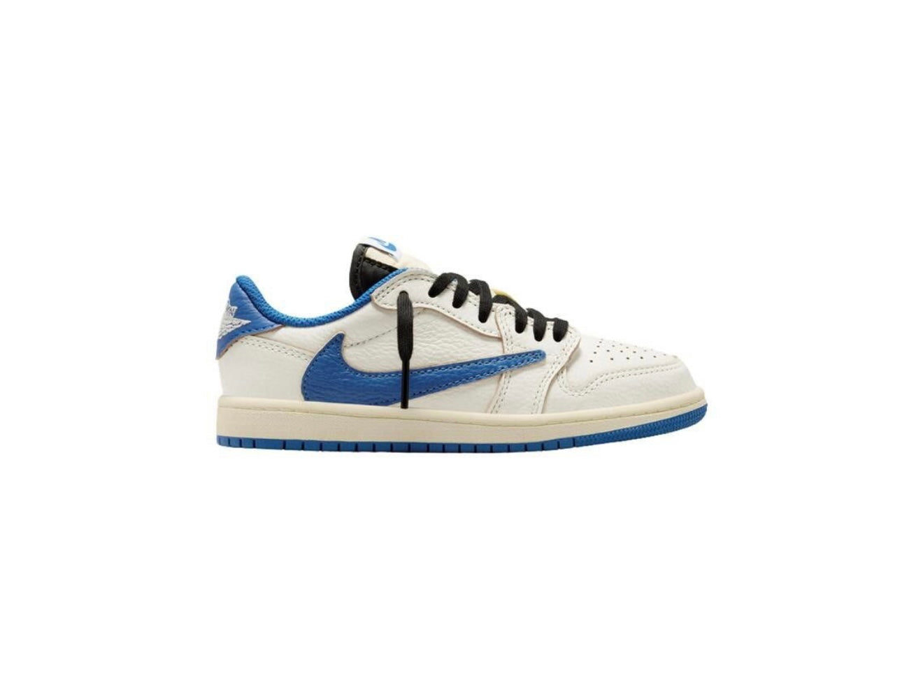 Jordan 1 Retro Low OG SP Fragment x Travis Scott Sail Military Blue (PS)