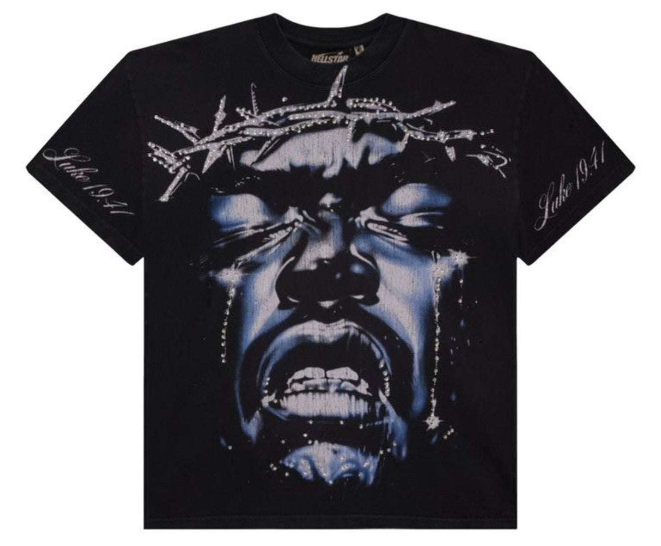Hellstar Jesus Wept T-Shirt Black