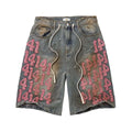 Vale forever skittles denim shorts