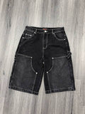 Distant studios Reverse Stitched Jorts and Lust Cutoff