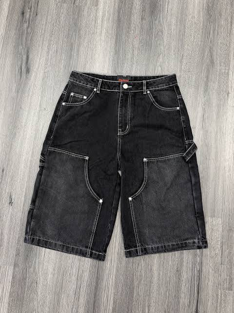 Distant studios Reverse Stitched Jorts and Lust Cutoff