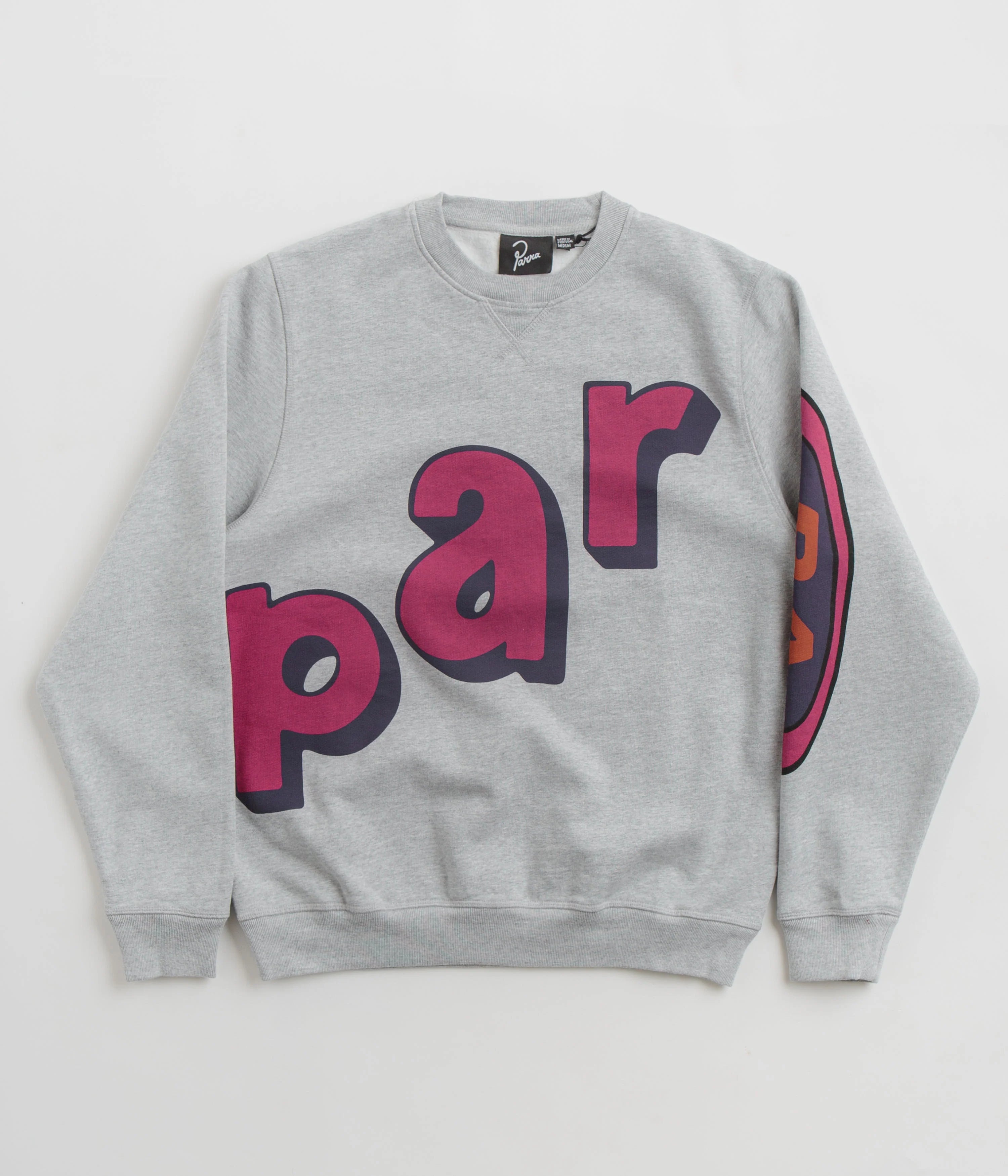 Parra Loudness Crewneck Sweatshirt Heather Grey