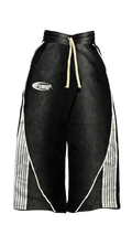 Fling Black Fine Racer Sweatpants