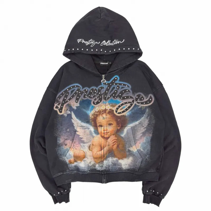 Prestige Angel Zip Up Hoodie