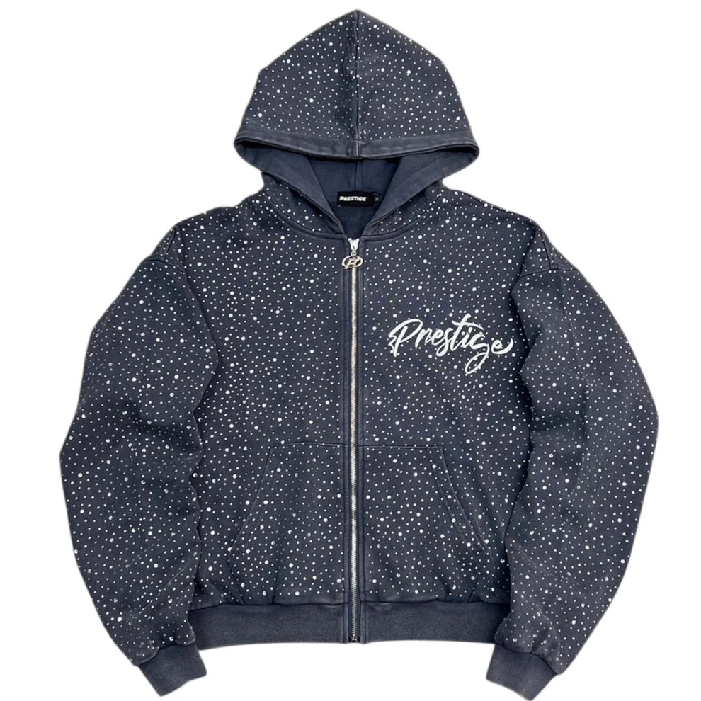 Prestige RhineStone Zip Up
