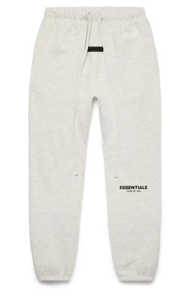 Fear of God Essentials Light Oatmeal Grey Sweatpants