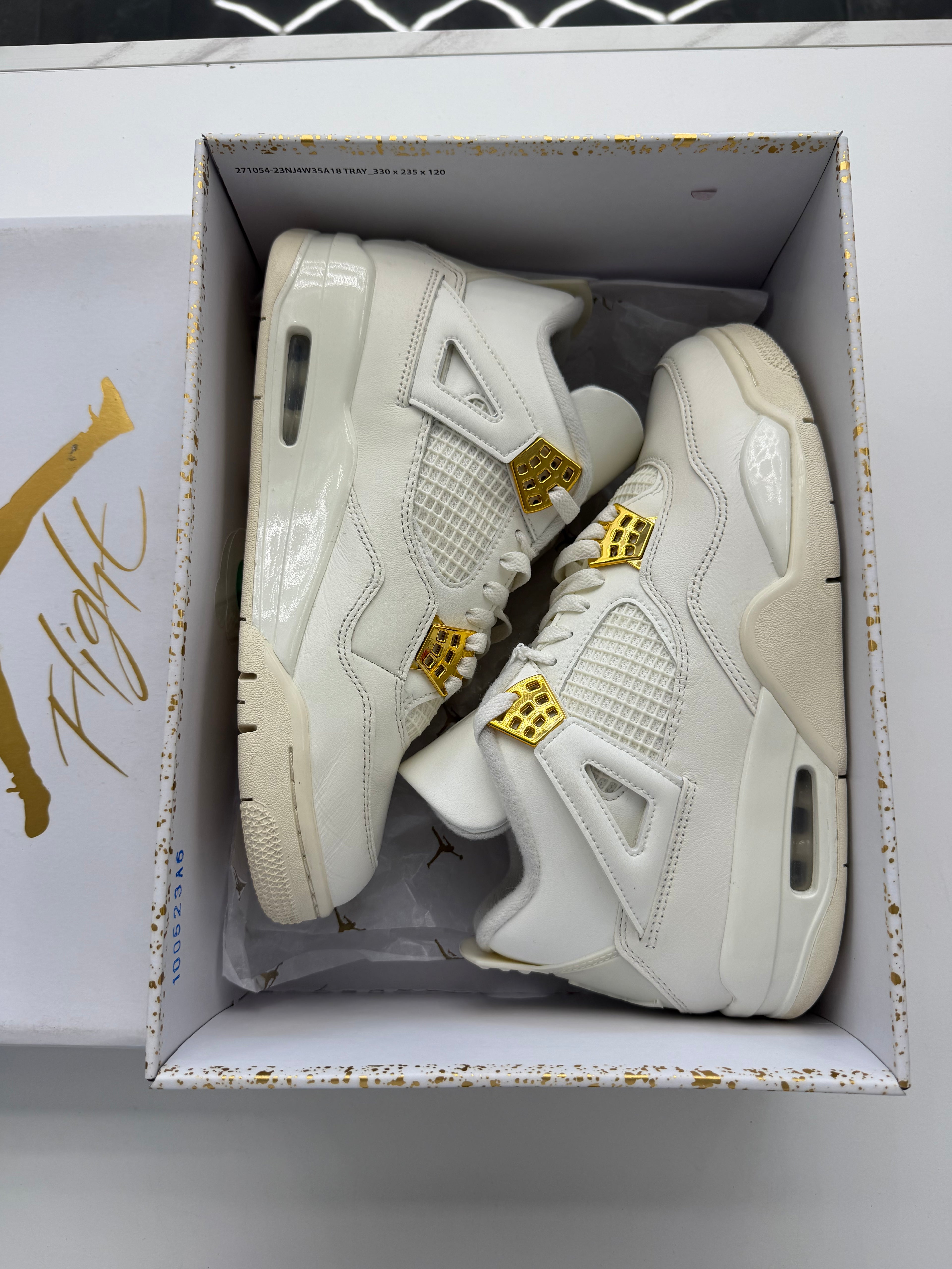 Jordan 4 Retro Metallic Gold (Women’s)