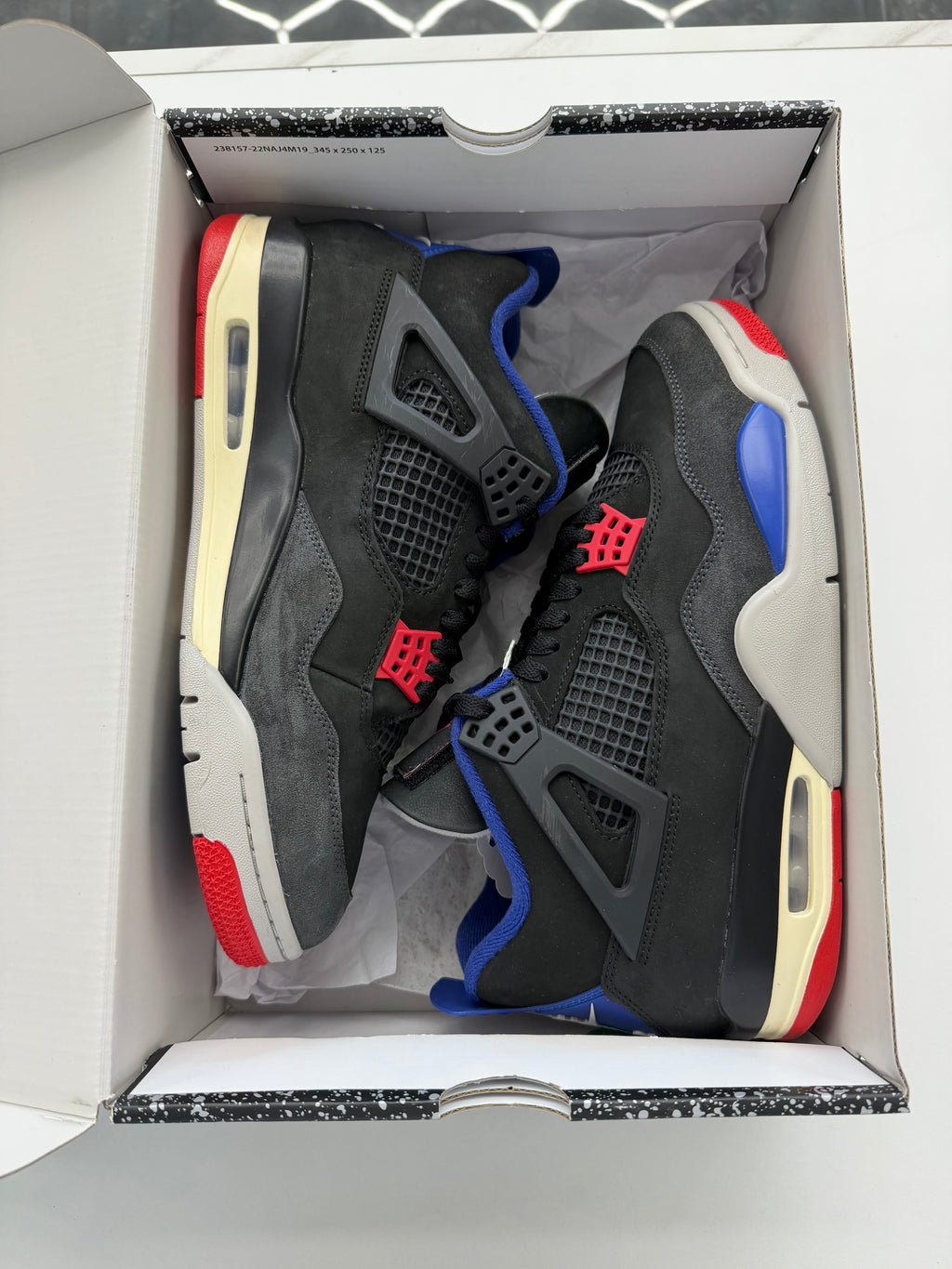 Jordan 4 Retro Rare Air White Lettering (REPLACEMENT BOX)