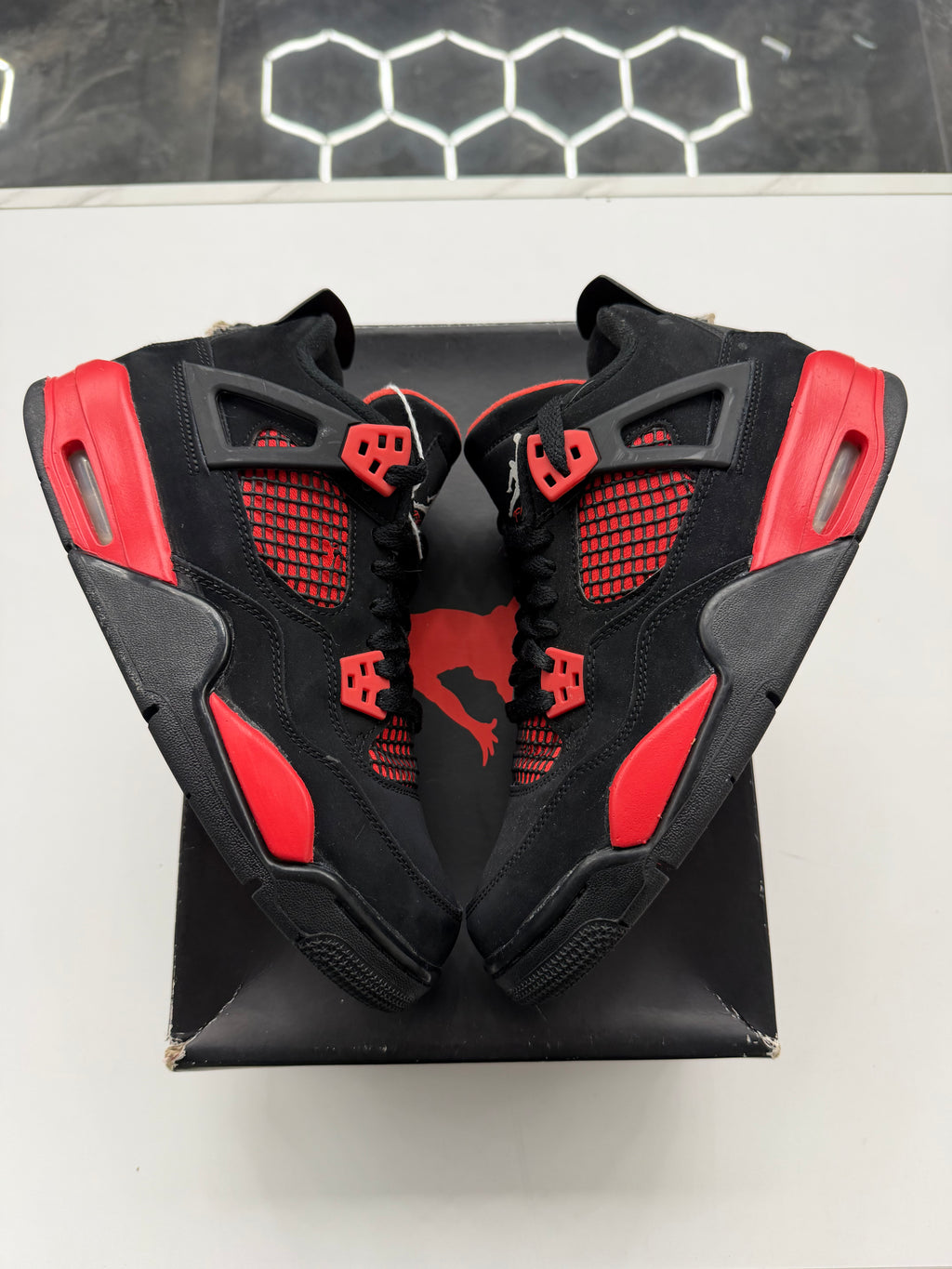 Jordan 4 Retro Red Thunder (GS)