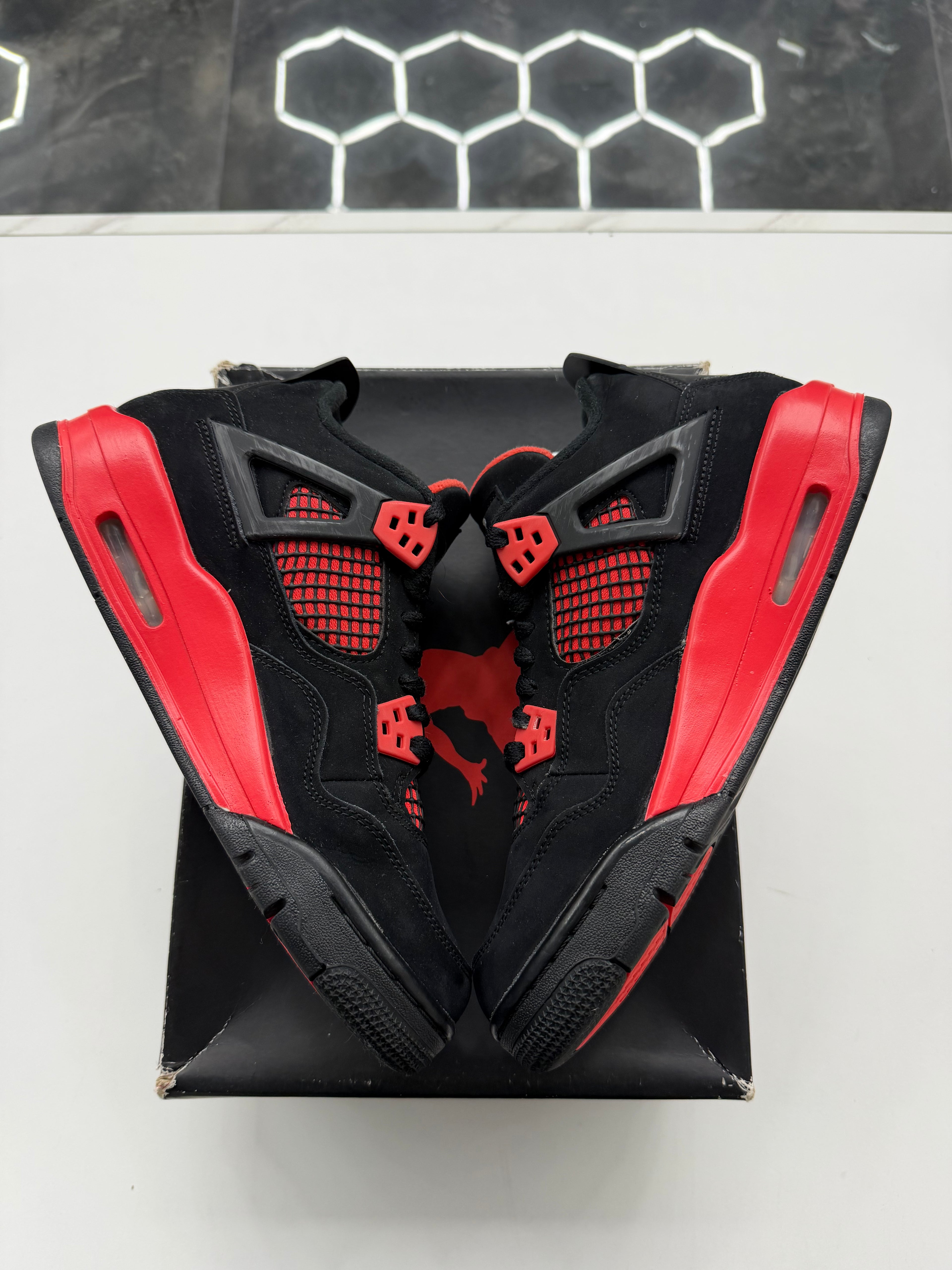 Jordan 4 Retro Red Thunder (GS)