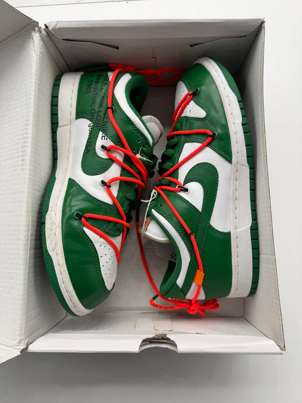 Nike x Off-White Dunk Low Pine Green (REPLACEMENT BOX)