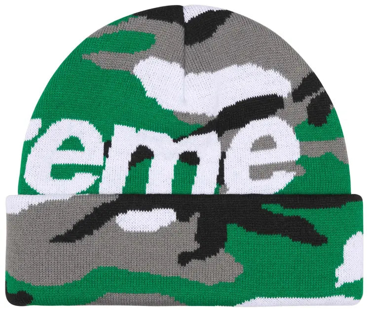 Supreme Camo Big Logo Beanies